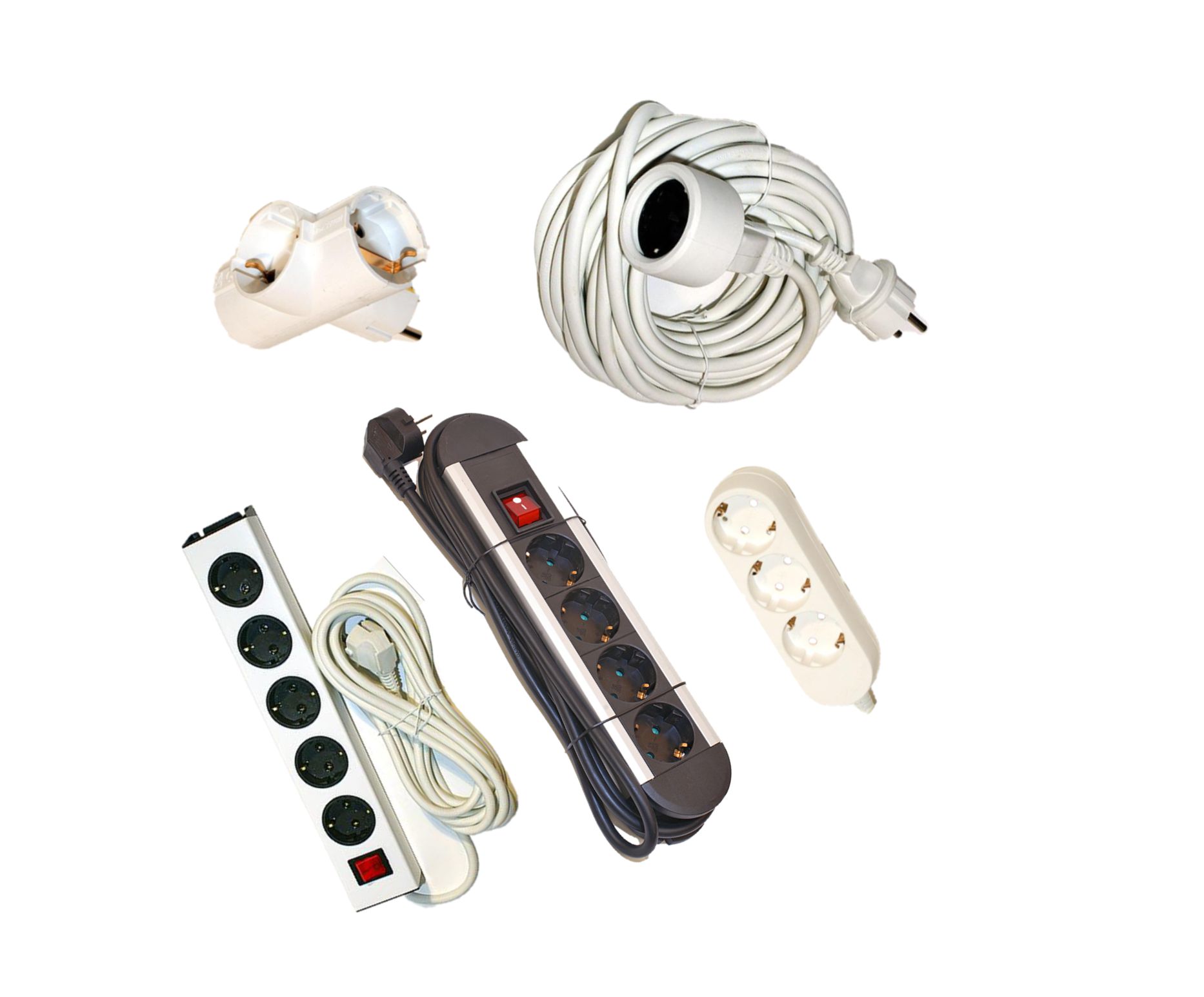 razdelilci in podaljški